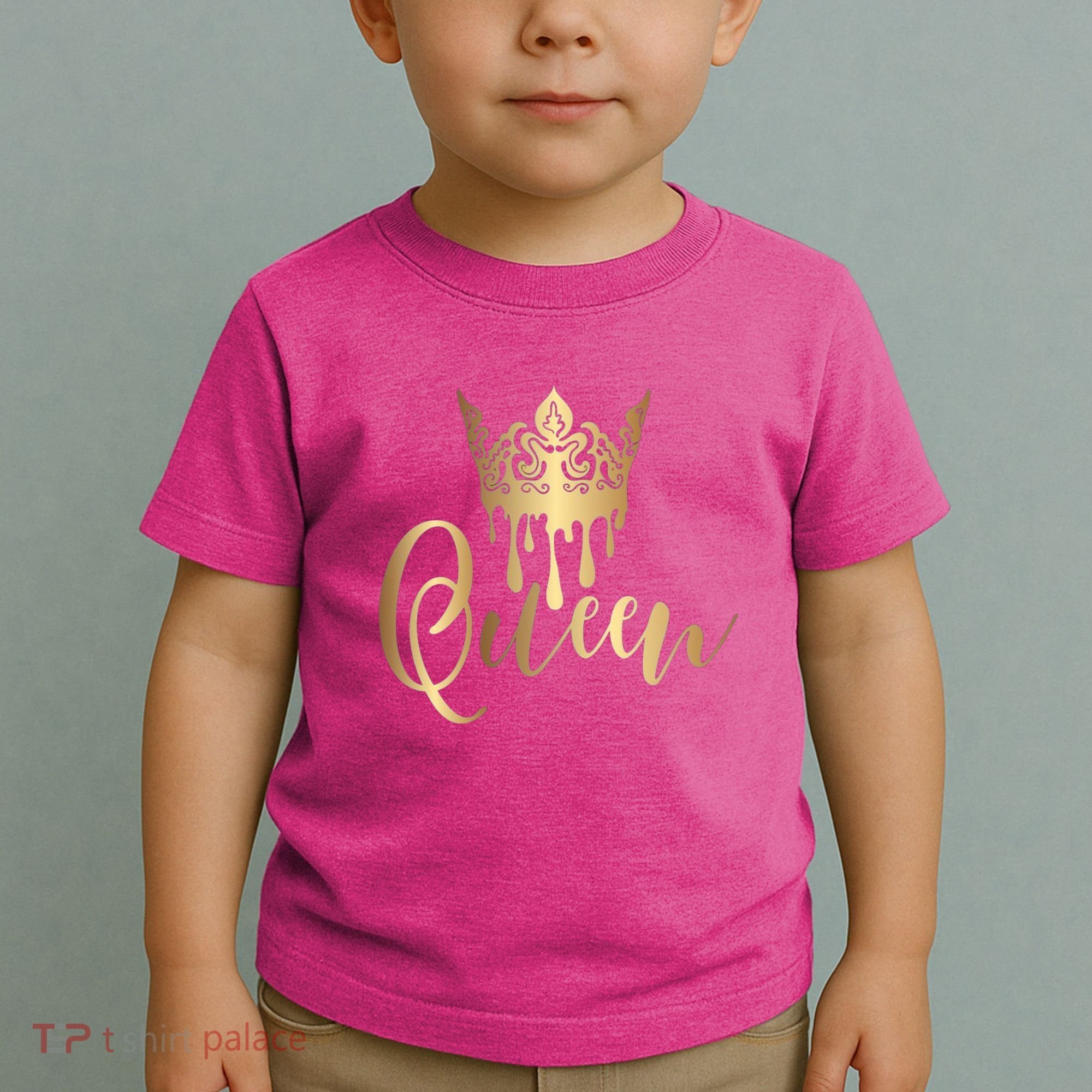 Cool Queen With Crown Toddler T-Shirt
