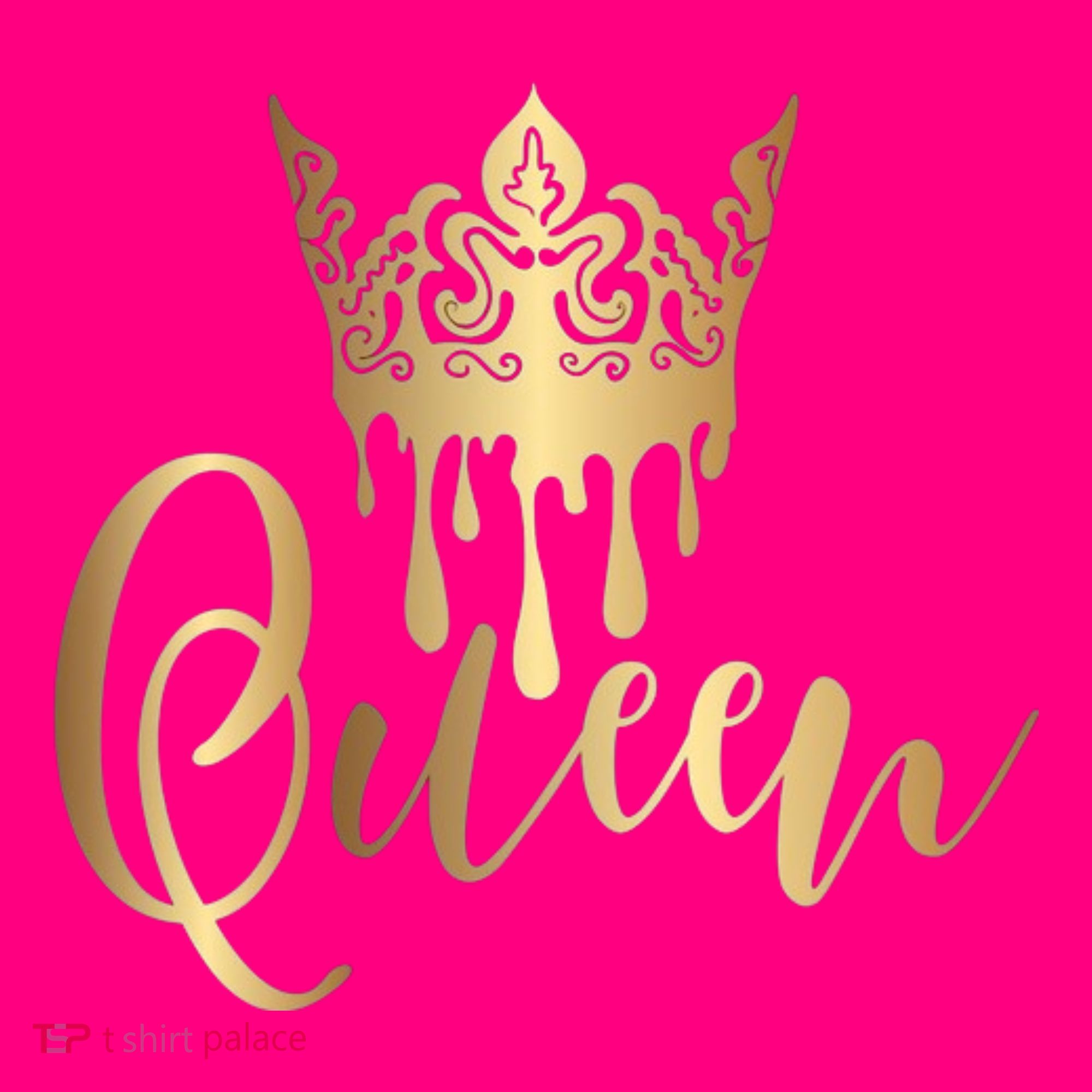 Cool Queen With Crown Toddler T-Shirt