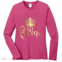 Cool Queen With Crown Women's Long Sleeve Shirt thumb 0