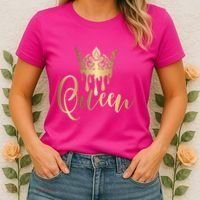 Cool Queen With Crown Women's T-Shirt thumb 2