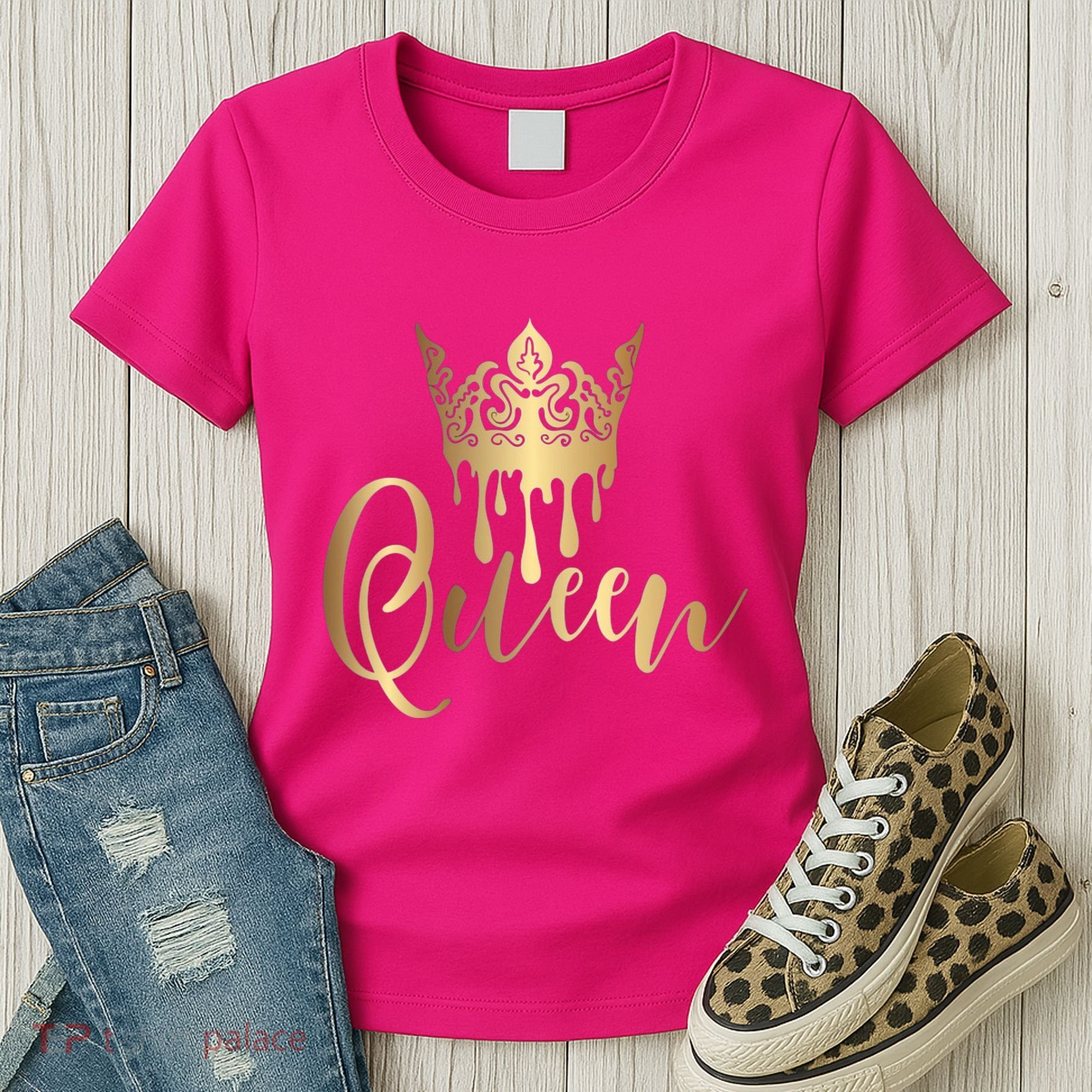 Cool Queen With Crown Women's T-Shirt