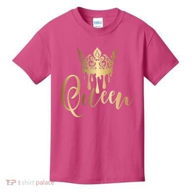 Cool Queen With Crown Kids T-Shirt