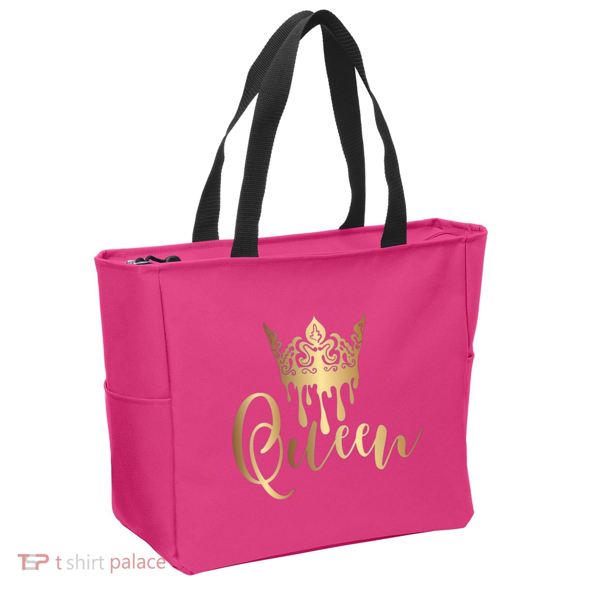 Cool Queen With Crown Tote Bag