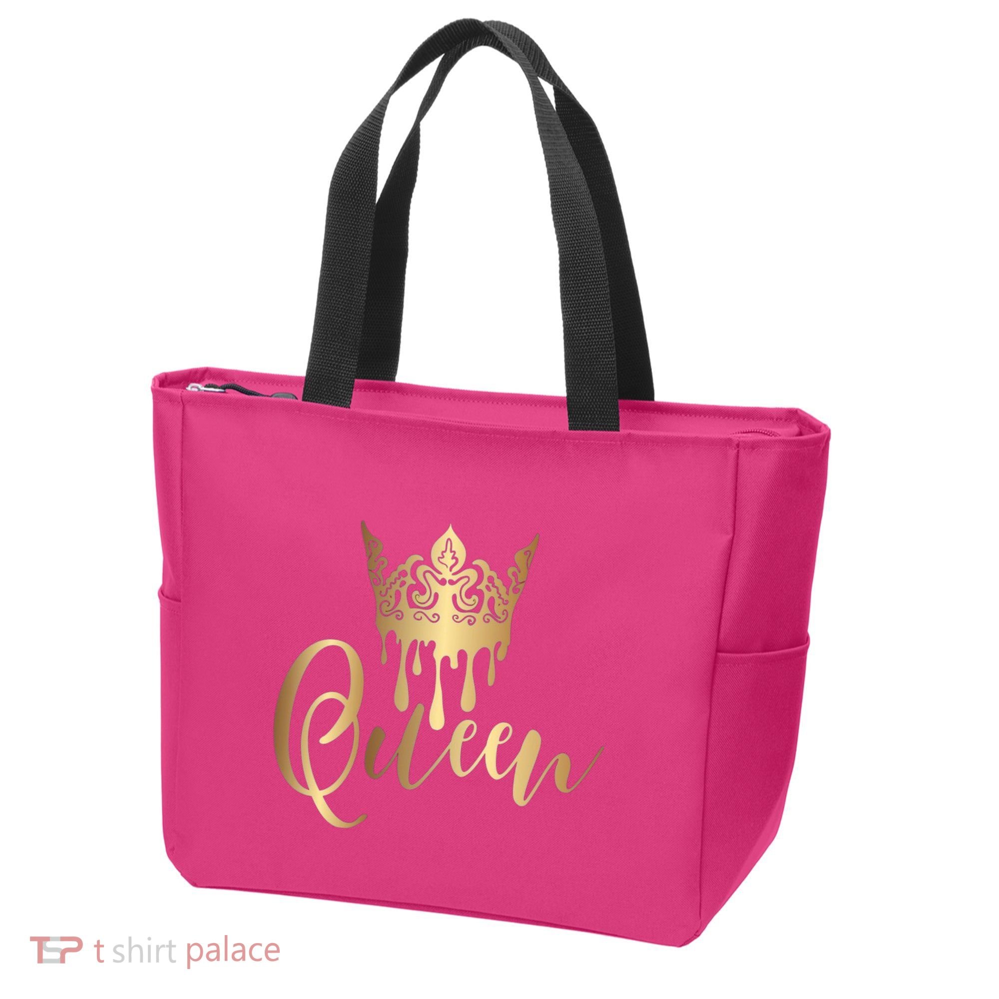Cool Queen With Crown Tote Bag