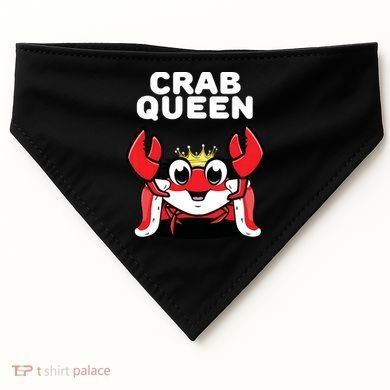Crab Queen | Womens Crab USA-Made Doggie Bandana
