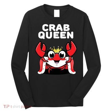Crab Queen | Womens Crab Long Sleeve Shirt