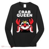 Crab Queen | Womens Crab Long Sleeve Shirt thumb 0