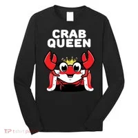 Crab Queen | Womens Crab Long Sleeve Shirt thumb 0