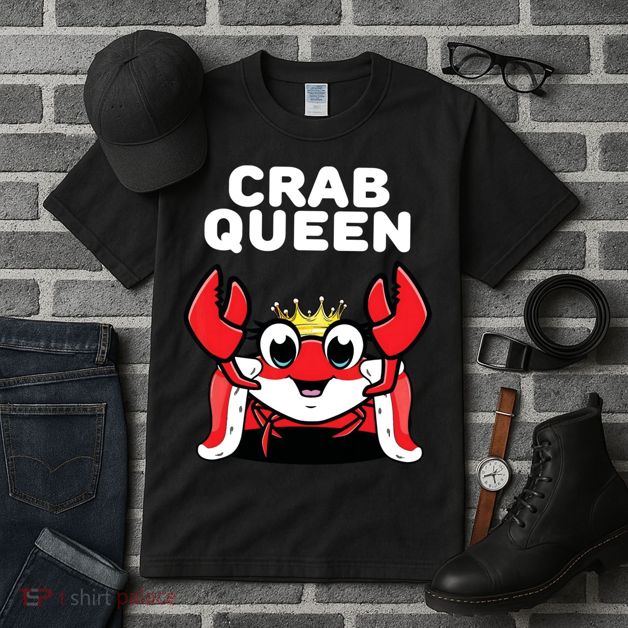 Crab Queen | Womens Crab Tall T-Shirt