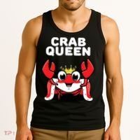 Crab Queen | Womens Crab Tank Top thumb 3