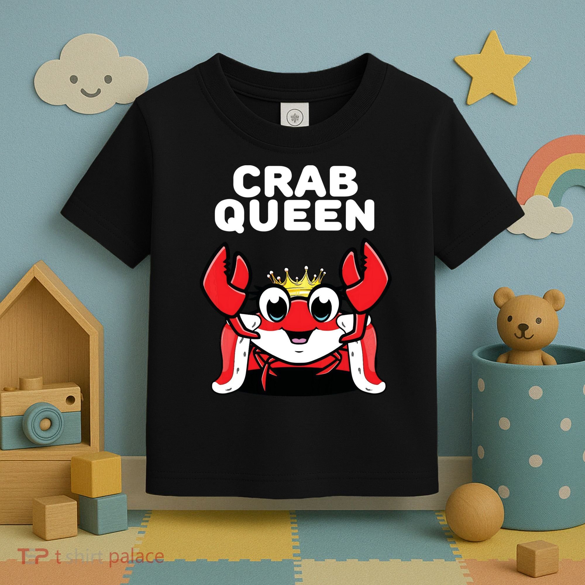 Crab Queen | Womens Crab Toddler T-Shirt