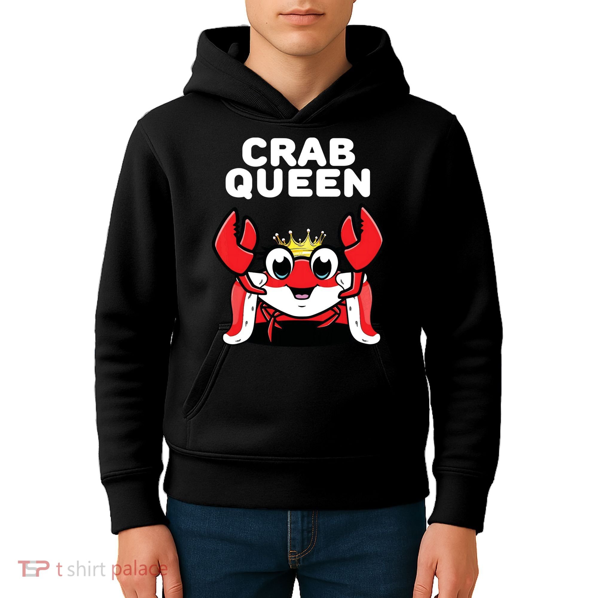 Crab Queen | Womens Crab Kids Hoodie