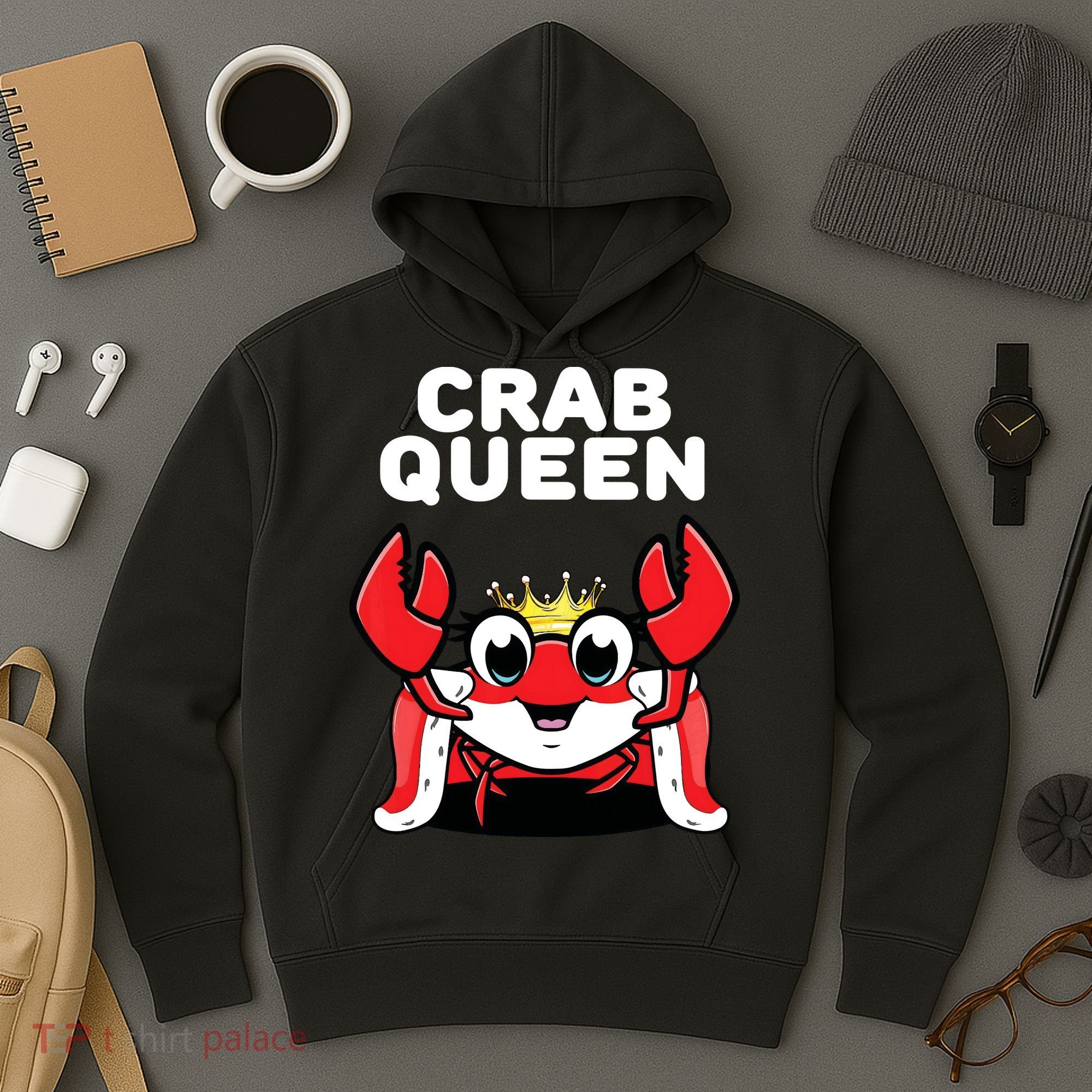 Crab Queen | Womens Crab Hoodie