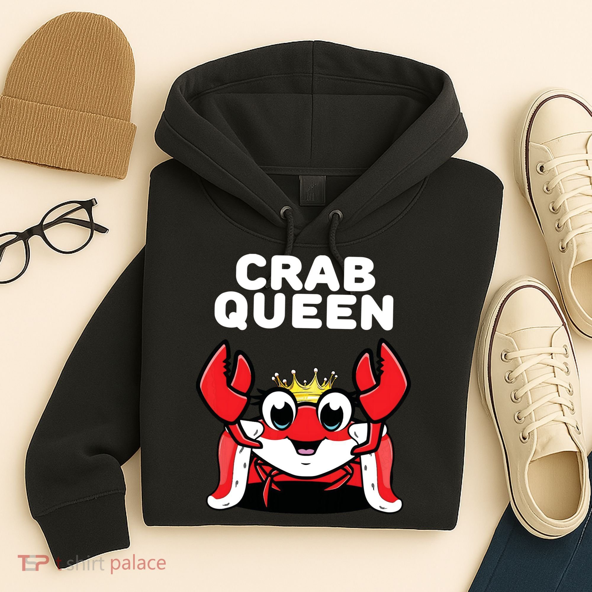 Crab Queen | Womens Crab Hoodie