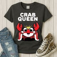 Crab Queen | Womens Crab Women's T-Shirt thumb 3