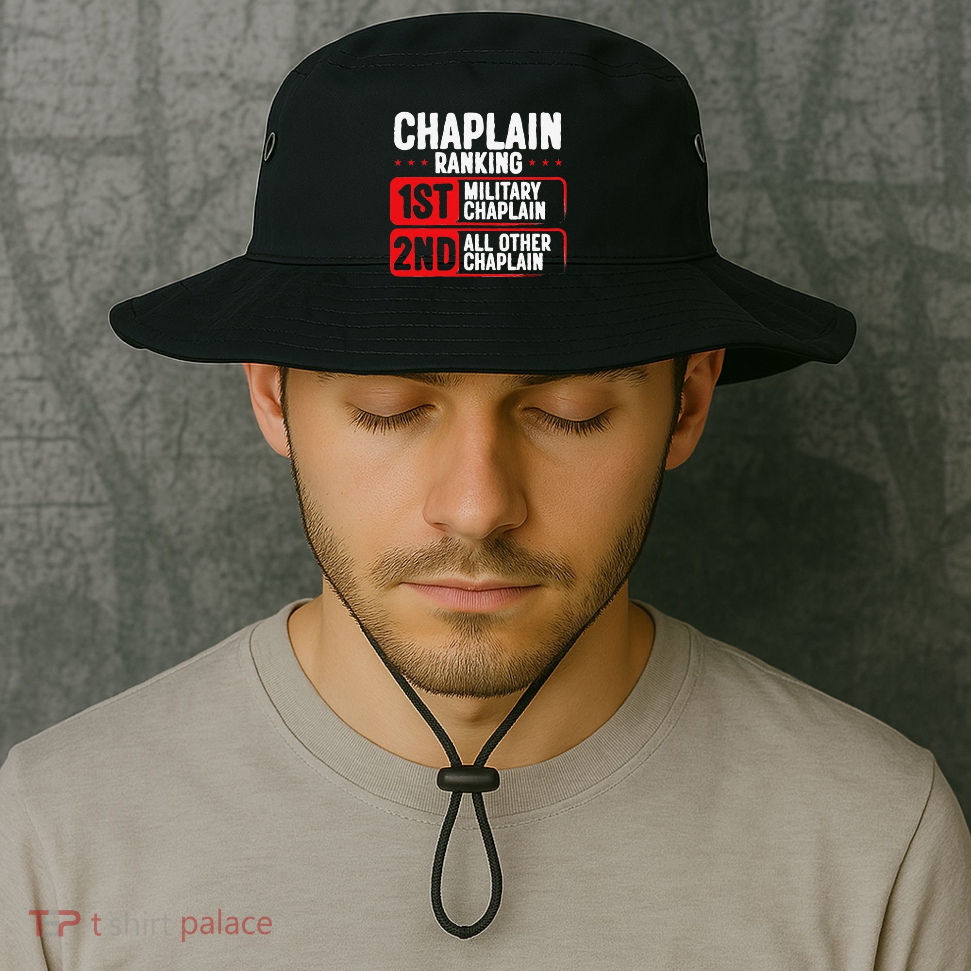 Chaplain Ranking 1st Military Chaplain Bucket Hat