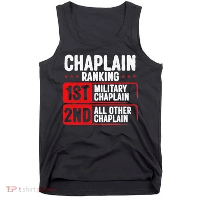 Chaplain Ranking 1st Military Chaplain Tank Top