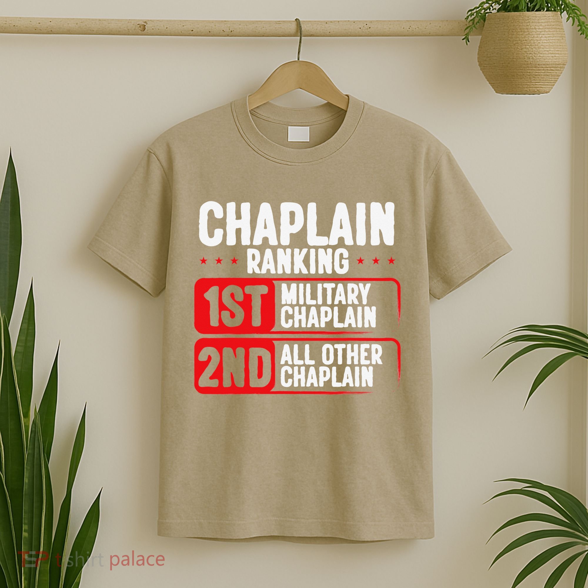 Chaplain Ranking 1st Military Chaplain T-Shirt