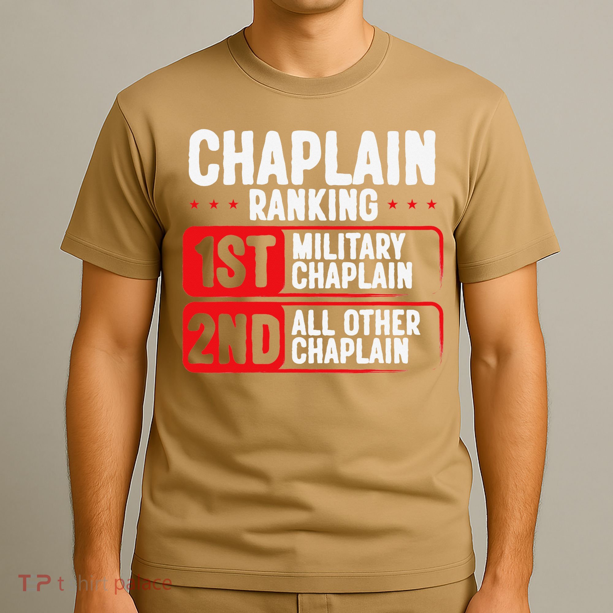 Chaplain Ranking 1st Military Chaplain T-Shirt