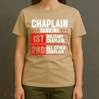 Chaplain Ranking 1st Military Chaplain T-Shirt thumb 4