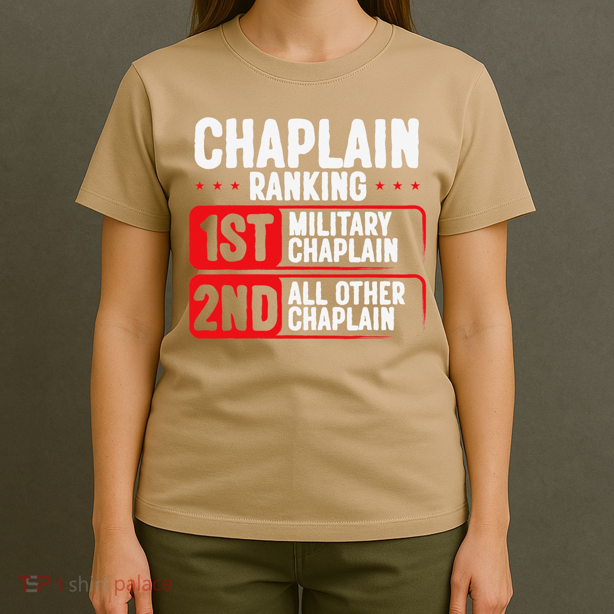 Chaplain Ranking 1st Military Chaplain T-Shirt