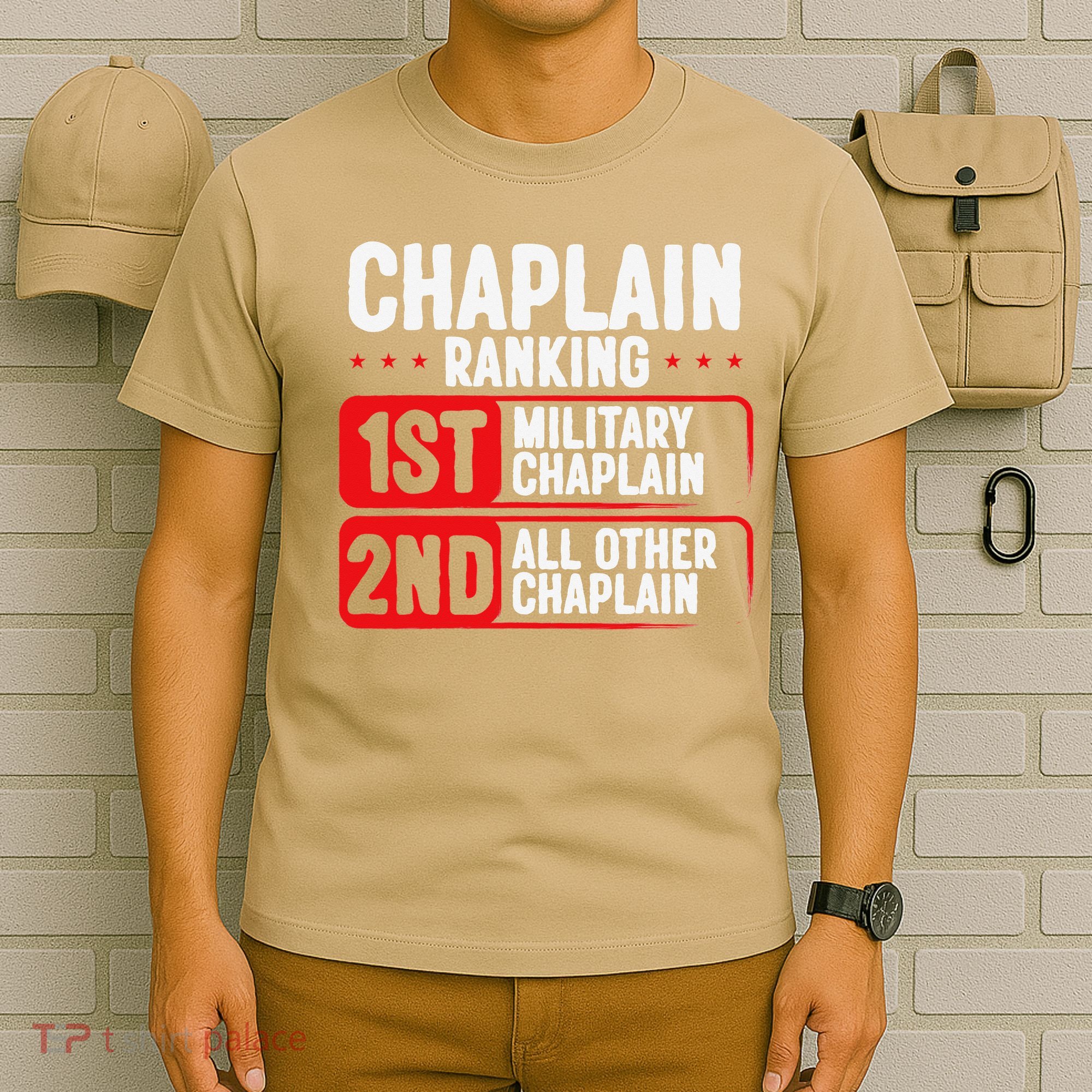 Chaplain Ranking 1st Military Chaplain T-Shirt