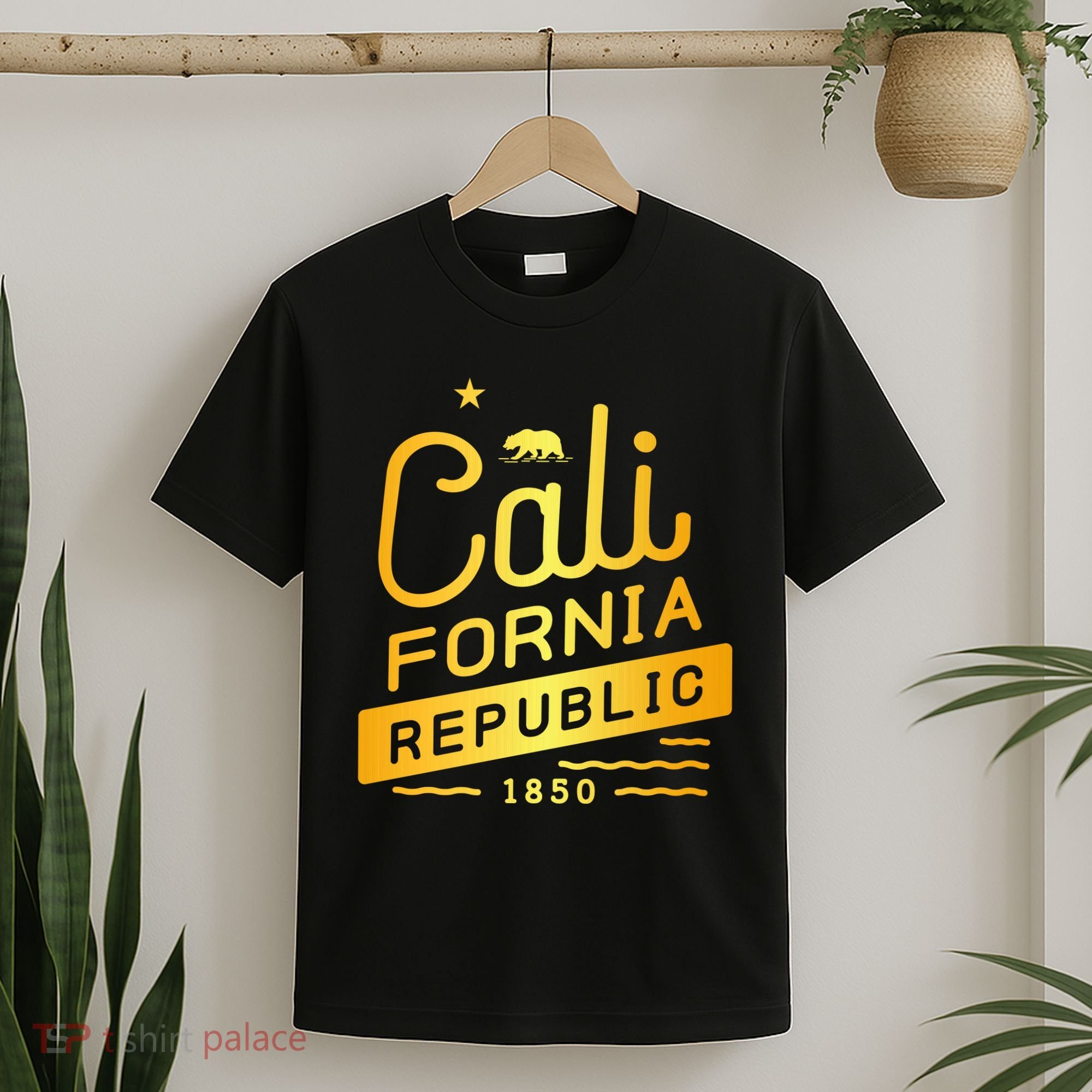 California Republic 1850 Gold Logo T-Shirt