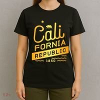 California Republic 1850 Gold Logo T-Shirt thumb 4