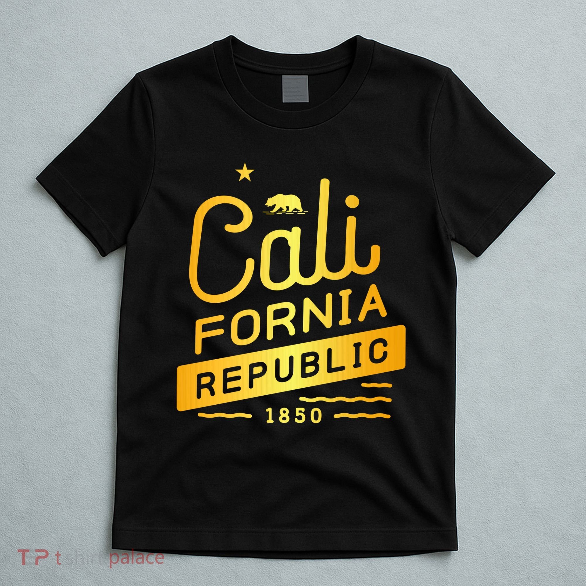 California Republic 1850 Gold Logo T-Shirt