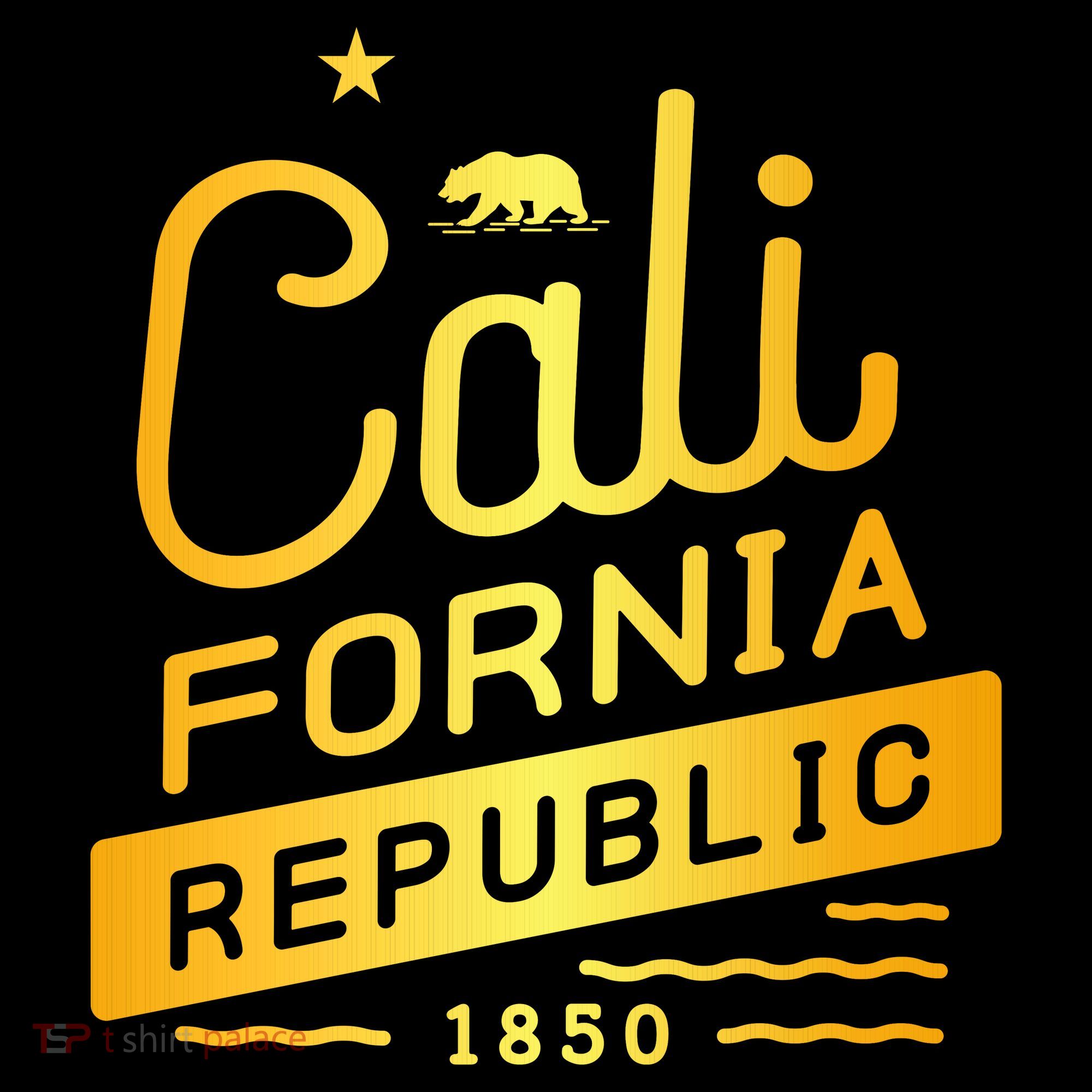 California Republic 1850 Gold Logo Coffee Mug