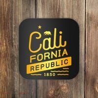 California Republic 1850 Gold Logo Coaster thumb 0