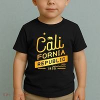 California Republic 1850 Gold Logo Toddler T-Shirt thumb 2