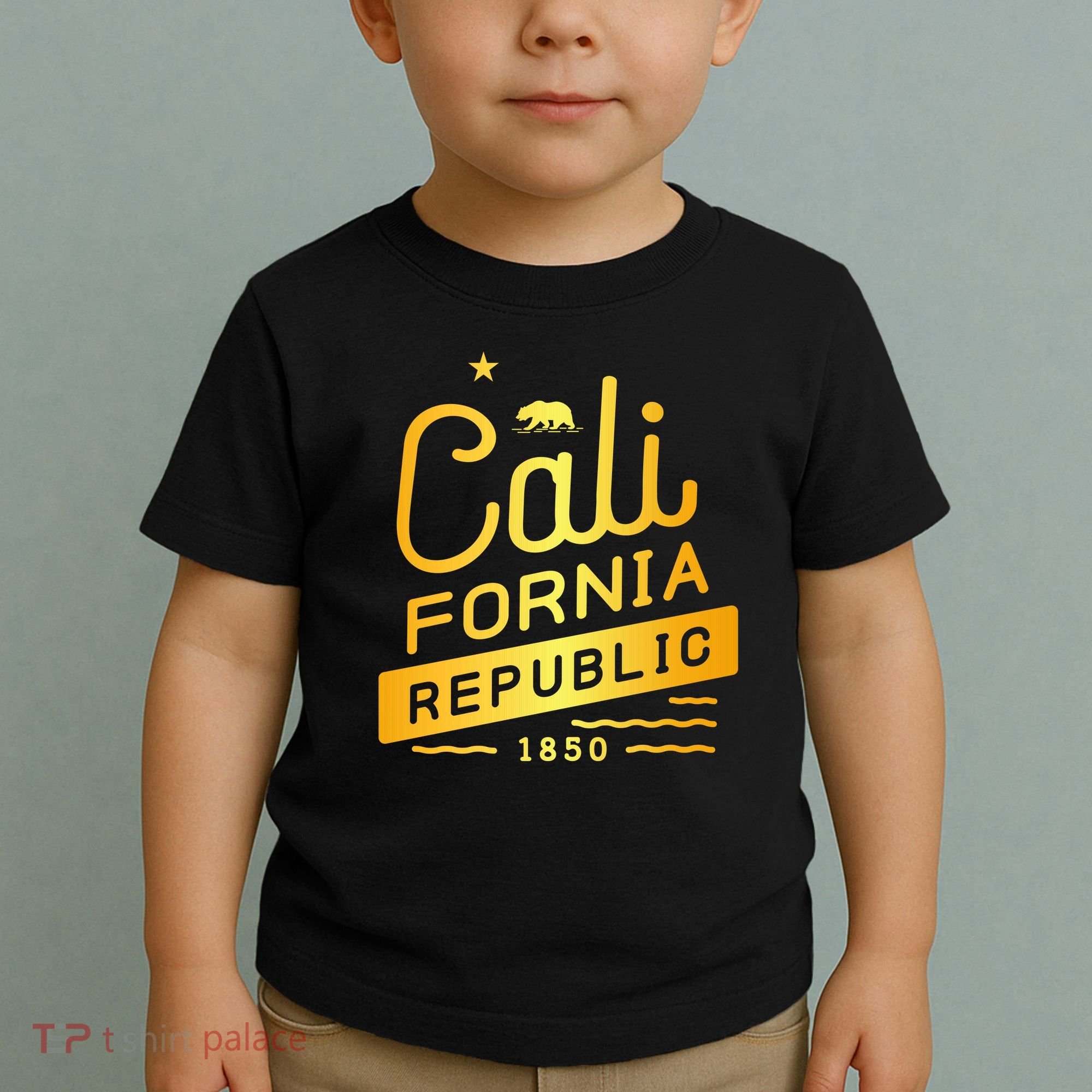 California Republic 1850 Gold Logo Toddler T-Shirt