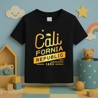 California Republic 1850 Gold Logo Toddler T-Shirt thumb 3