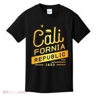 California Republic 1850 Gold Logo Kids T-Shirt thumb 0