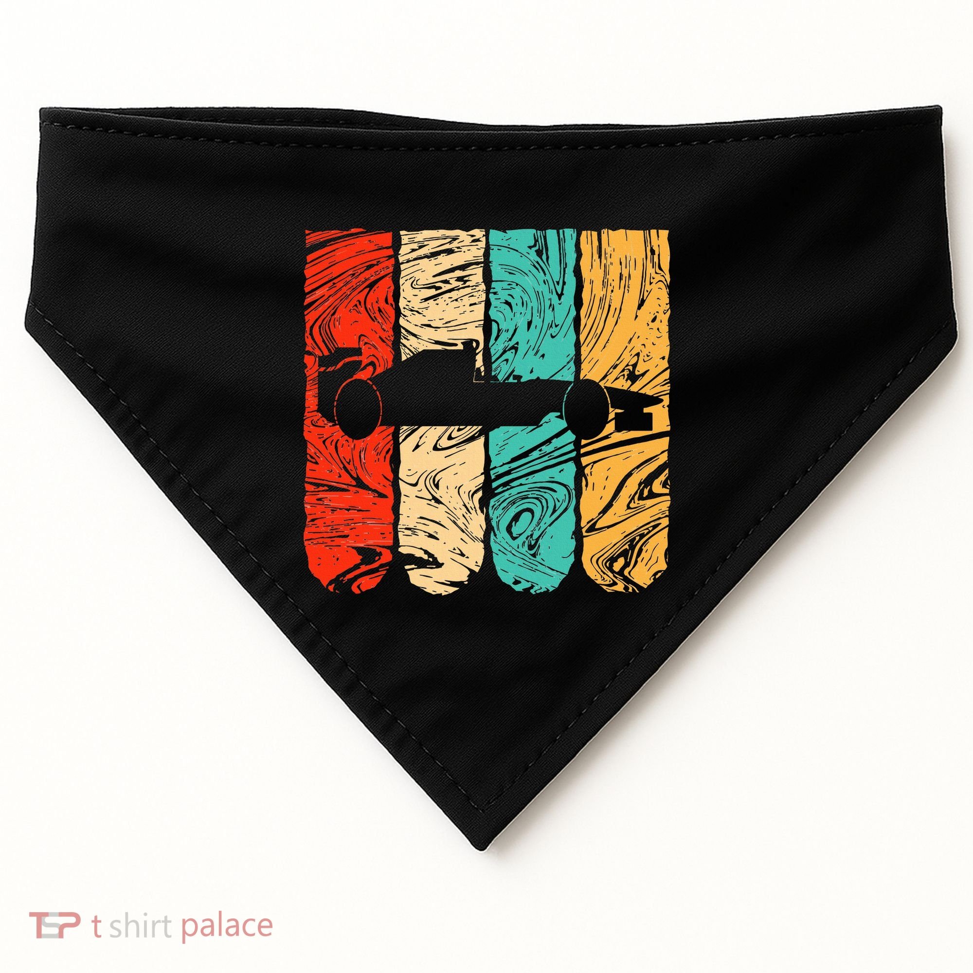 Classic Retro 70s Formula Motor Sport Racing Fan USA-Made Doggie Bandana