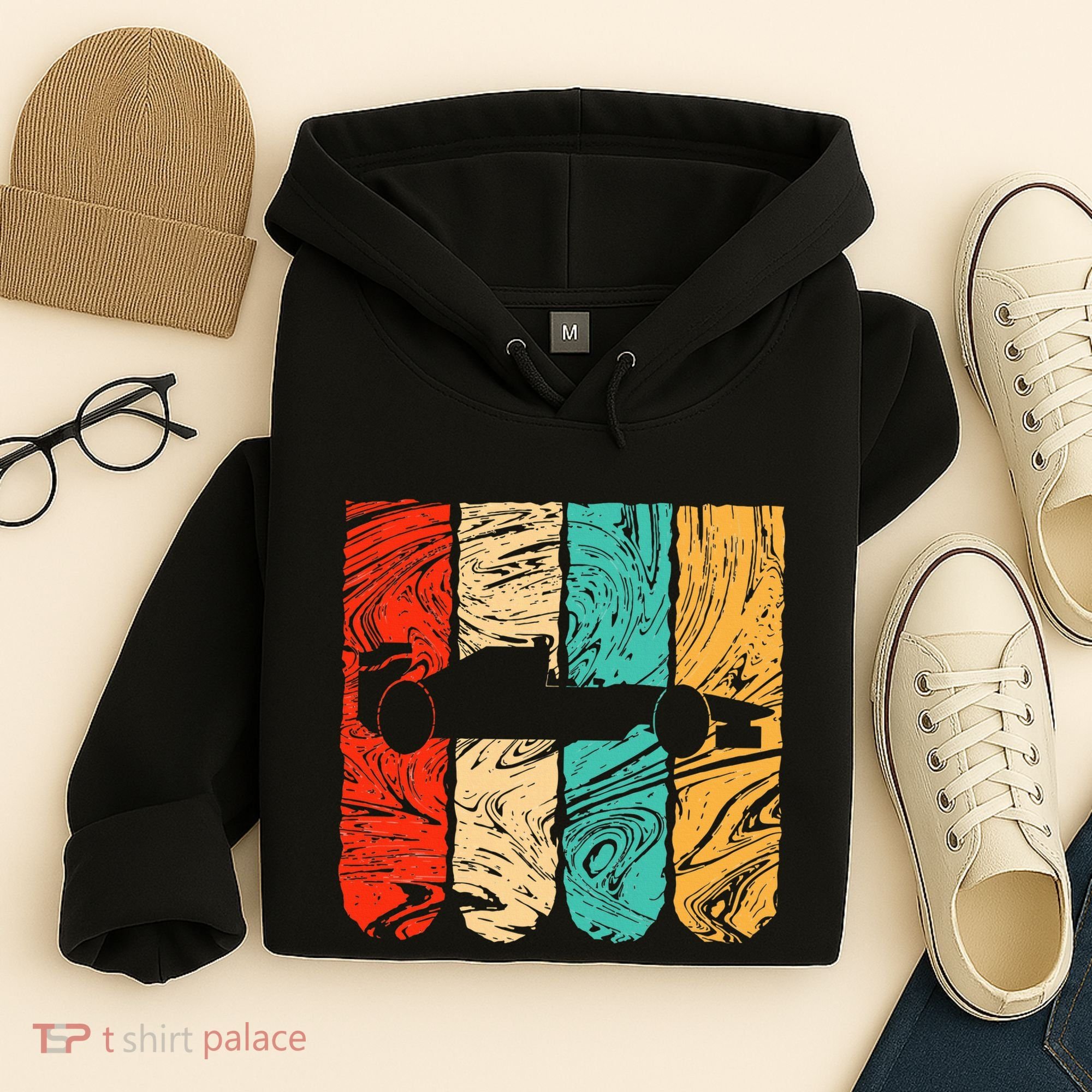 Classic Retro 70s Formula Motor Sport Racing Fan Hoodie
