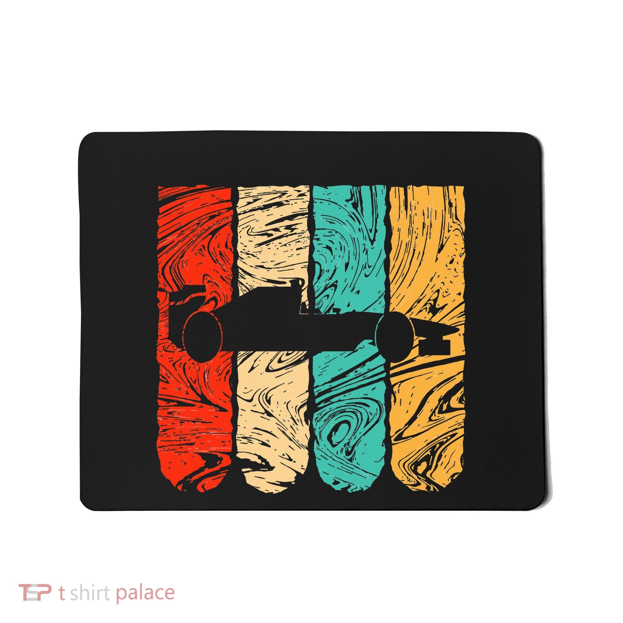 Classic Retro 70s Formula Motor Sport Racing Fan Mousepad