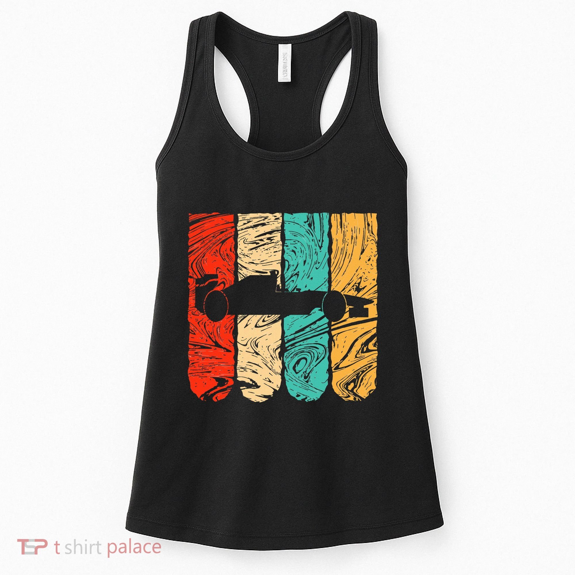 Classic Retro 70s Formula Motor Sport Racing Fan Women's Tank Top