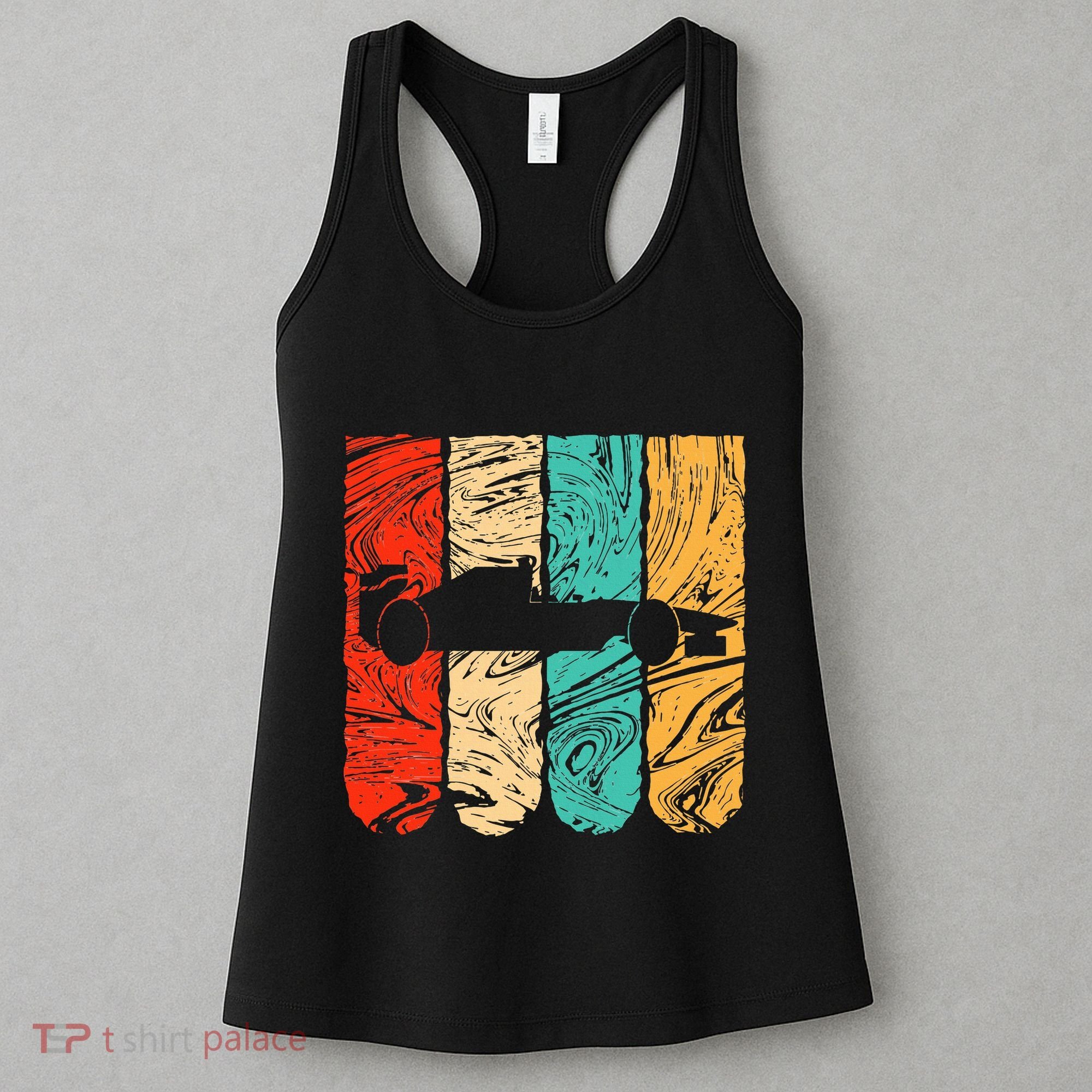 Classic Retro 70s Formula Motor Sport Racing Fan Women's Tank Top