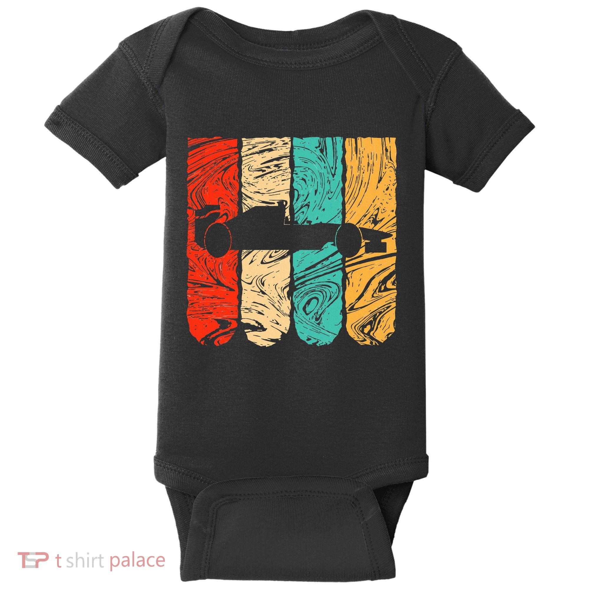 Classic Retro 70s Formula Motor Sport Racing Fan Baby Bodysuit