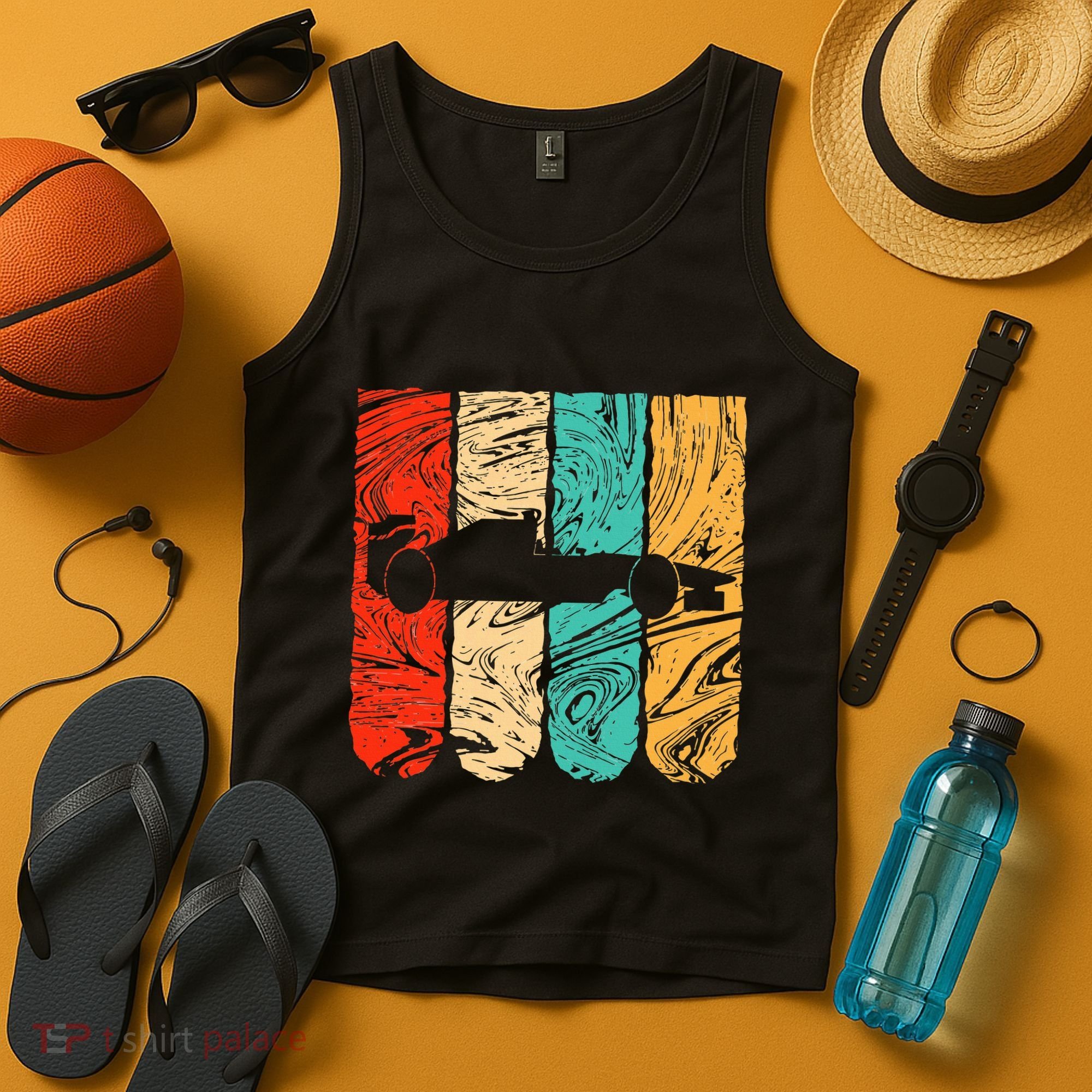 Classic Retro 70s Formula Motor Sport Racing Fan Tank Top