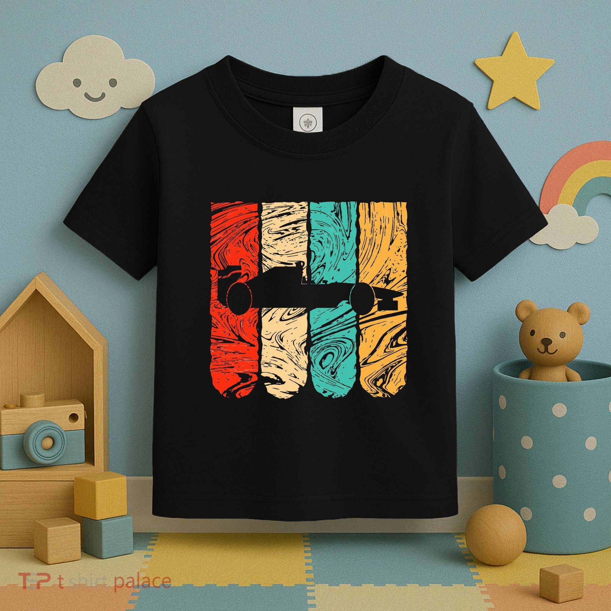 Classic Retro 70s Formula Motor Sport Racing Fan Toddler T-Shirt