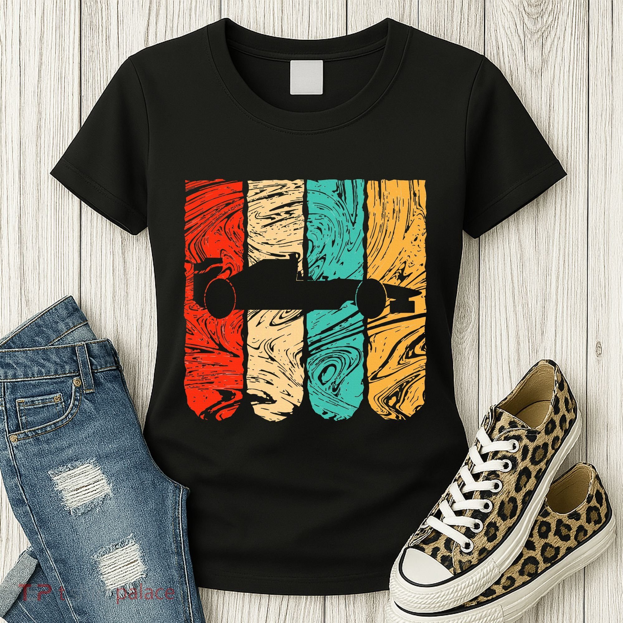 Classic Retro 70s Formula Motor Sport Racing Fan Women's T-Shirt