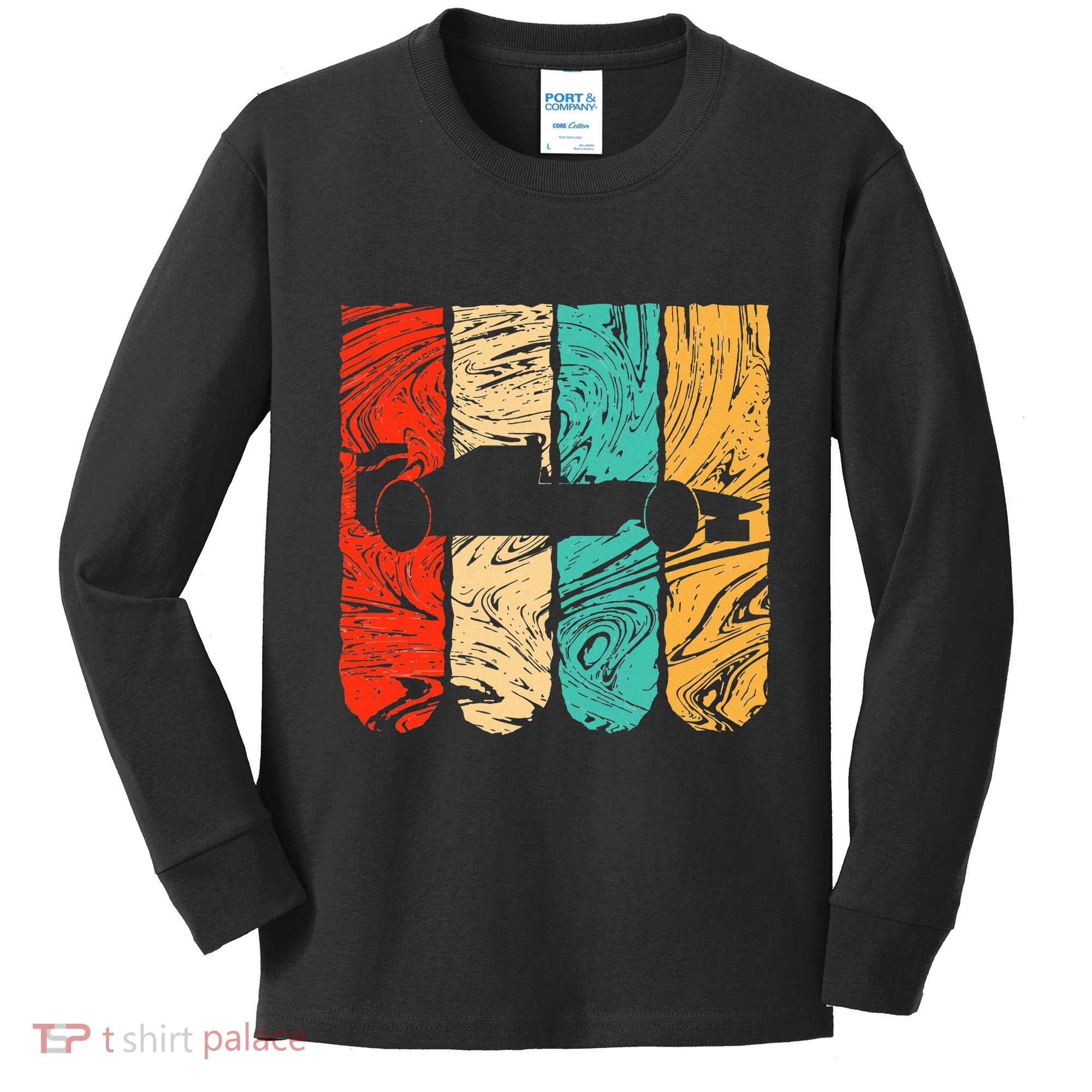 Classic Retro 70s Formula Motor Sport Racing Fan Kids Long Sleeve Shirt