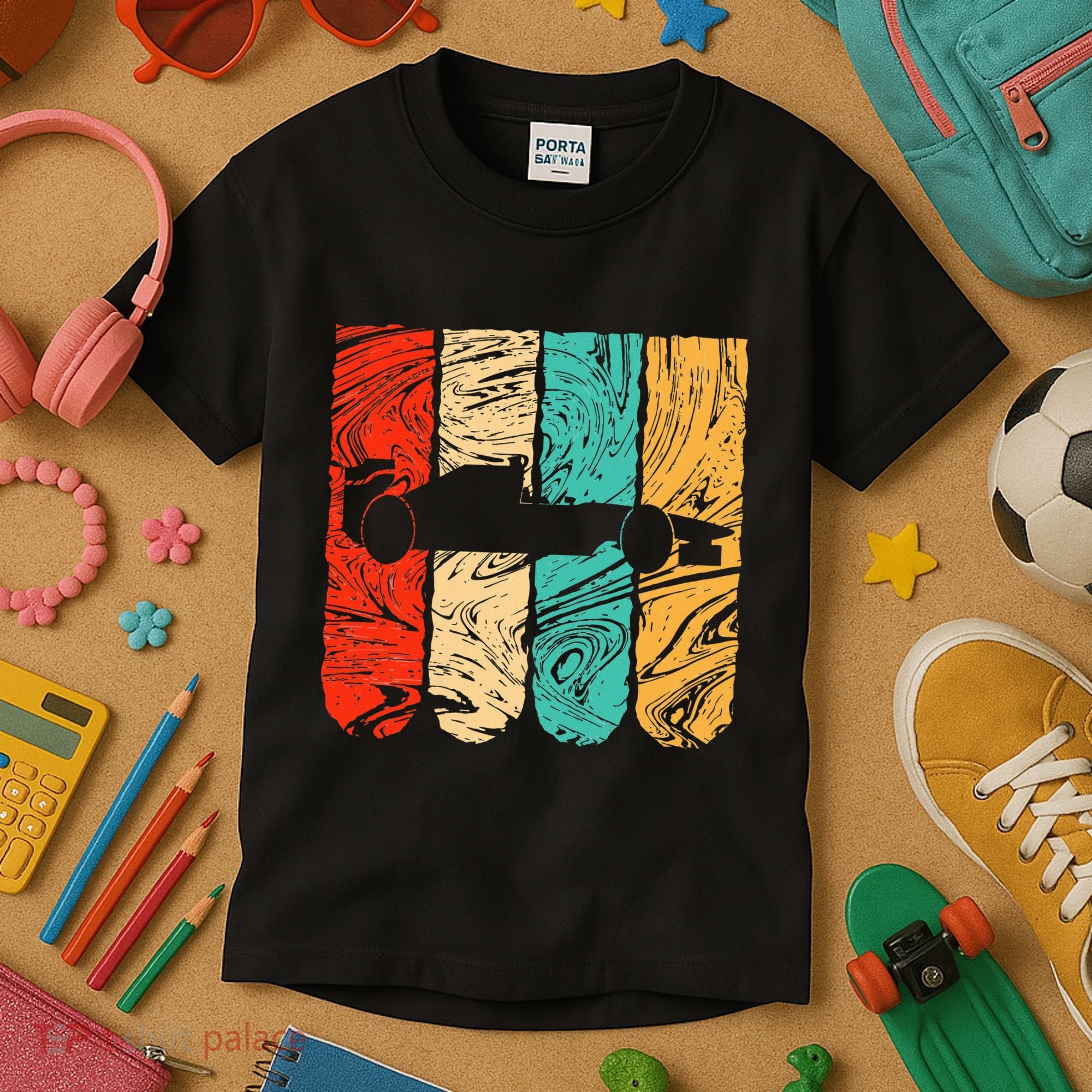 Classic Retro 70s Formula Motor Sport Racing Fan Kids T-Shirt