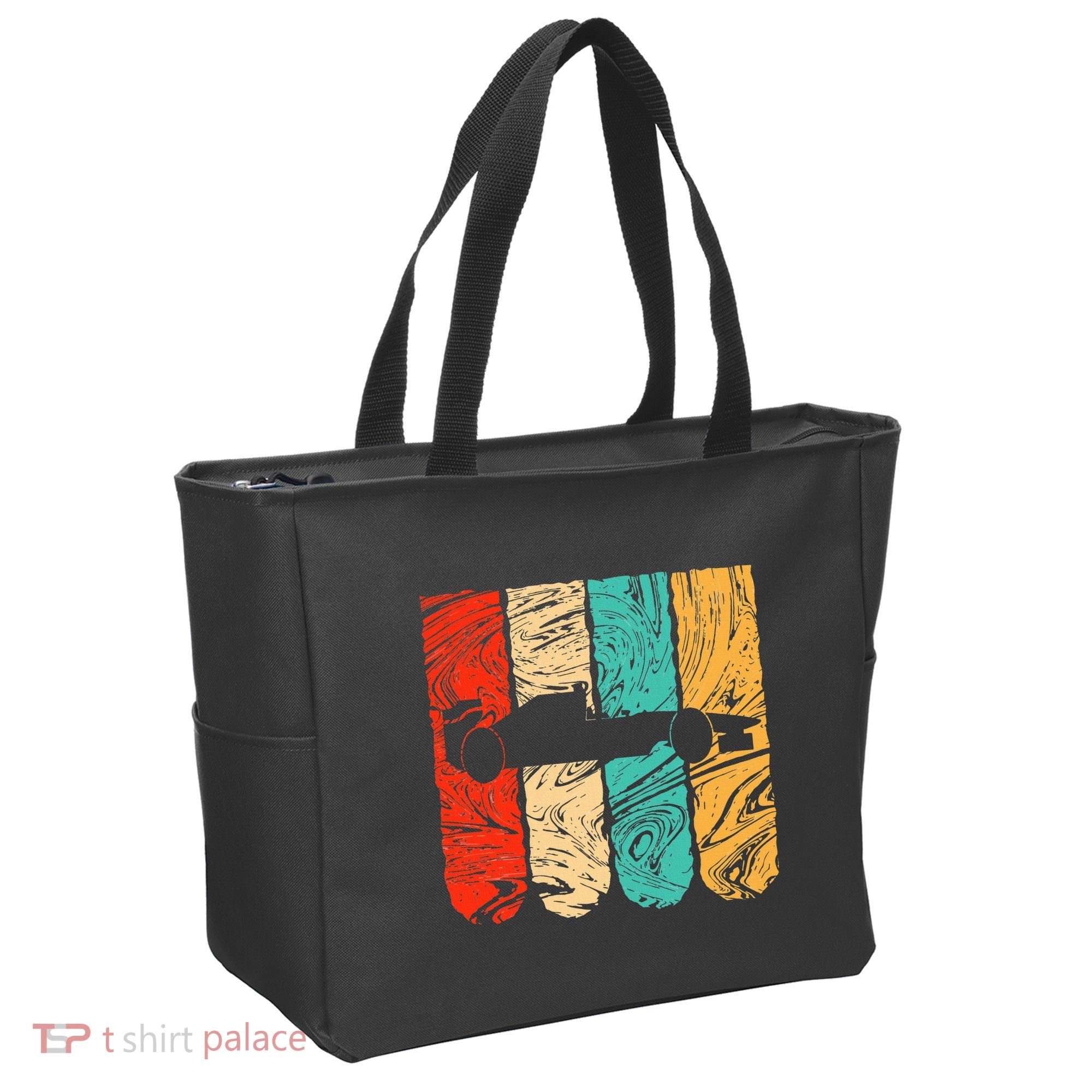 Classic Retro 70s Formula Motor Sport Racing Fan Tote Bag