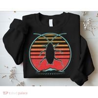 Cockroach Retro 80s Style Pest Control Exterminator Gift Sweatshirt thumb 2