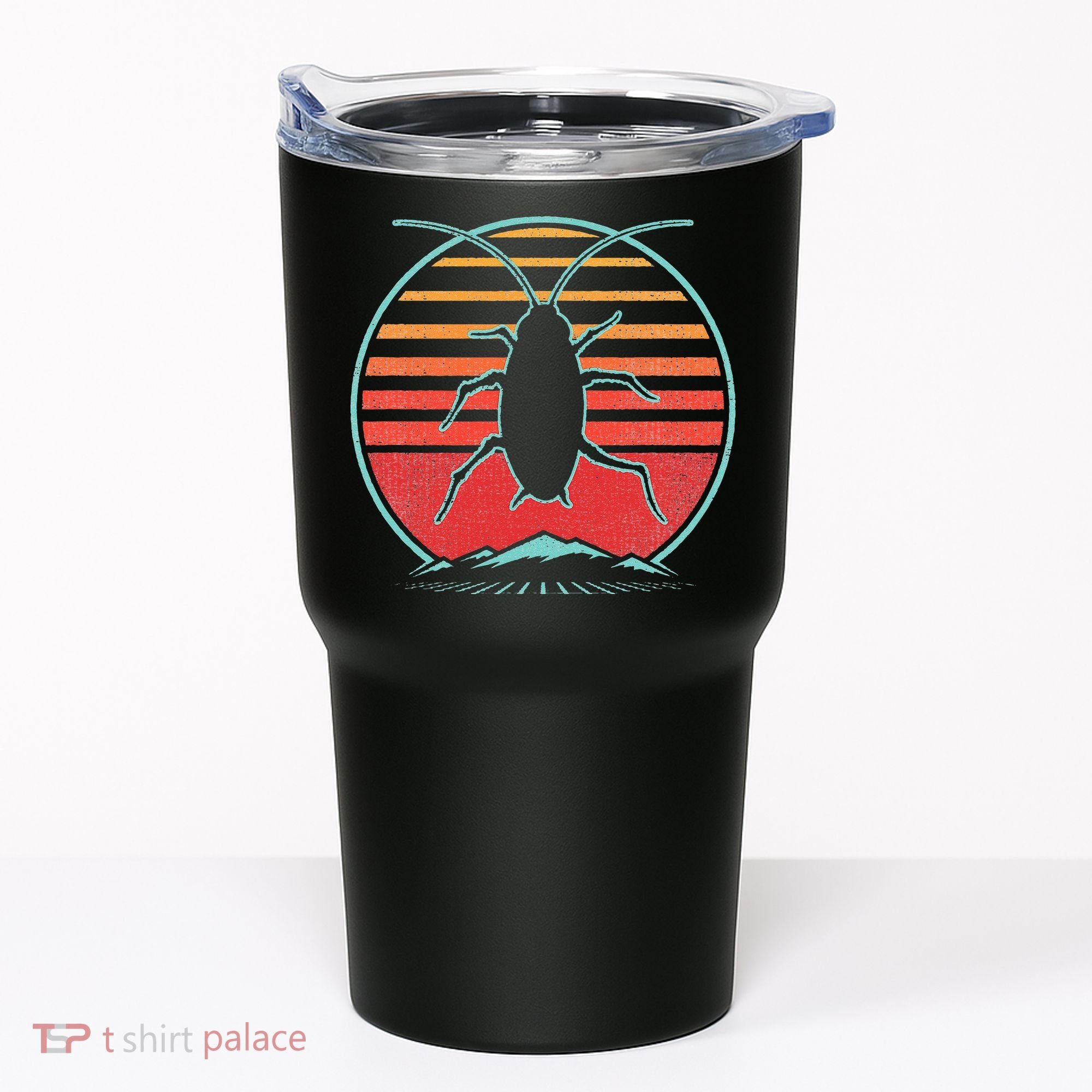 Cockroach Retro 80s Style Pest Control Exterminator Gift Tumbler