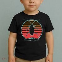 Cockroach Retro 80s Style Pest Control Exterminator Gift Toddler T-Shirt thumb 2